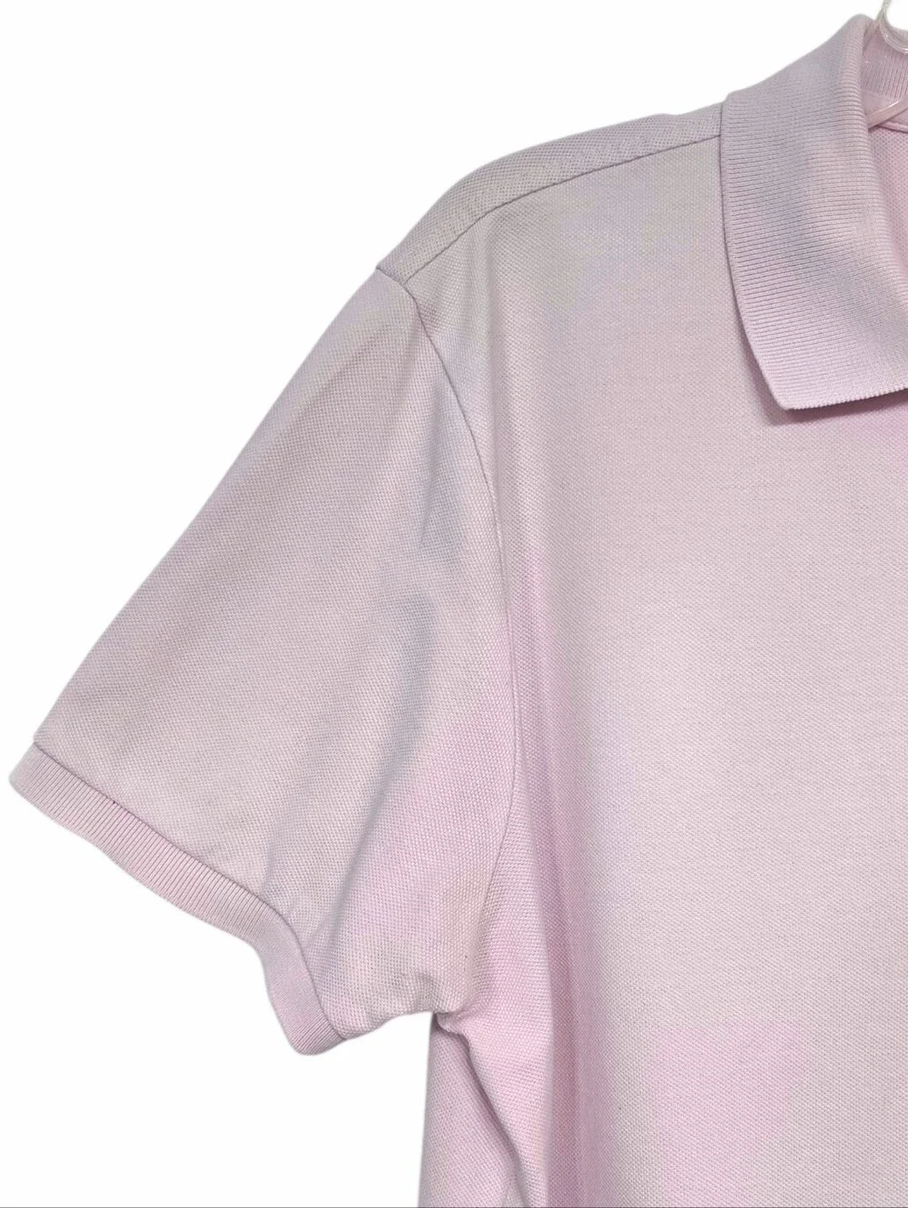 Polo Ralph Lauren Custom Slim Fit Pink Polo Shirt Navy Pony Men’s Large